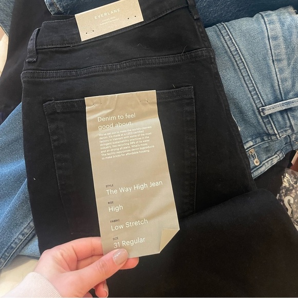 NWT Everlane the way high jean - Picture 7 of 9